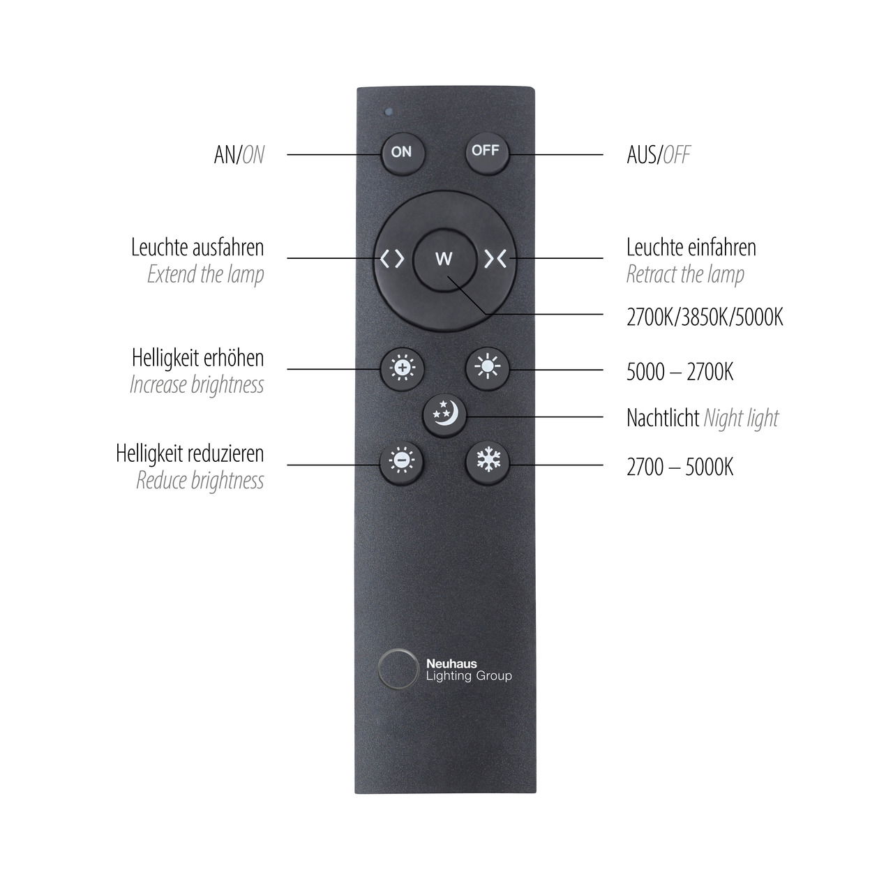 Paul Neuhaus LED-Pendelleuchte PURE