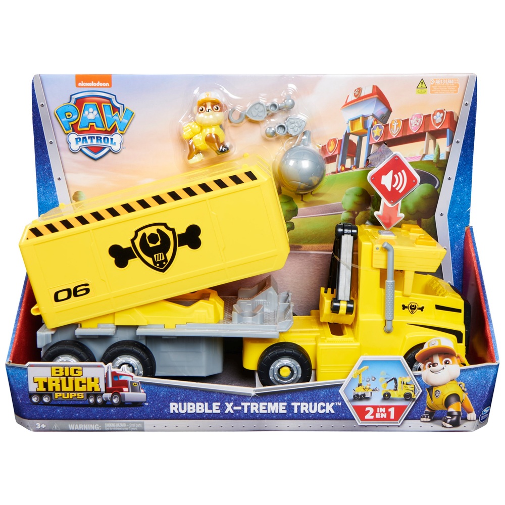 PAW Patrol Big Truck Pups – Rubbles transformierbarer X-Treme Truck