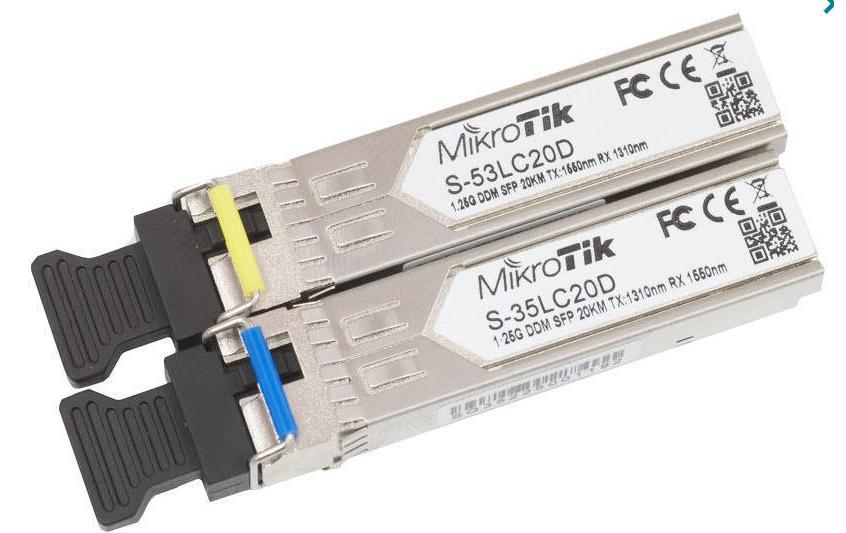 SFP Modul Set S-3553LC20D LX-LROptisches 1.25G Single Mode SFP-Modul