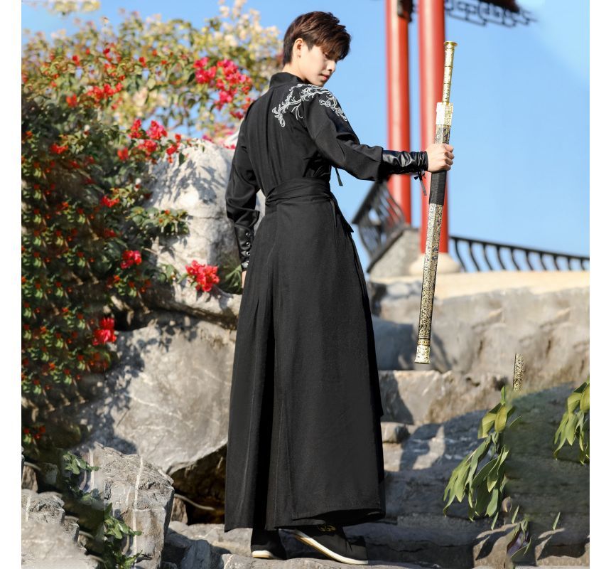 Pinocle - Geborduurd Hanfu-kostuum / Onderarmpaneel / Set