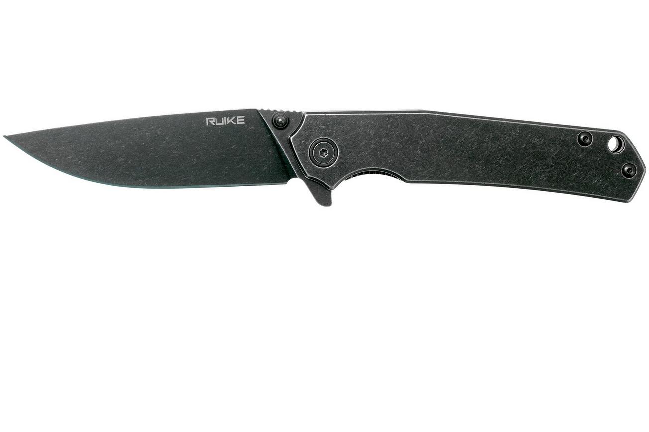 Ruike P801-SB Black zakmes, Black Oxide finish