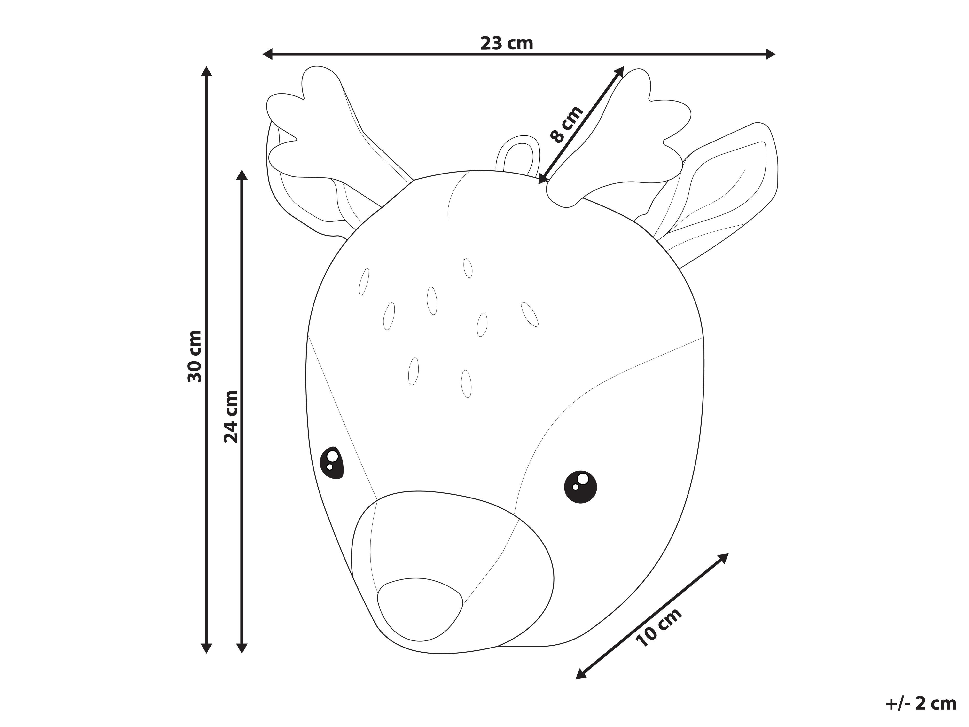 Wanddecoratie voor kinderen Hert BAMBI 30 cm Beige