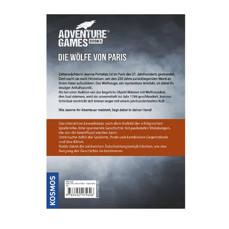 KOSMOS Adventure Books 2 Die Wölfe von Paris