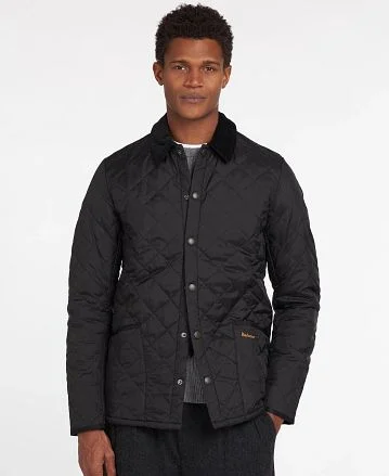 Barbour Heritage Liddesdale Quilted Jas Zwart MQU0240-BK11 kopen