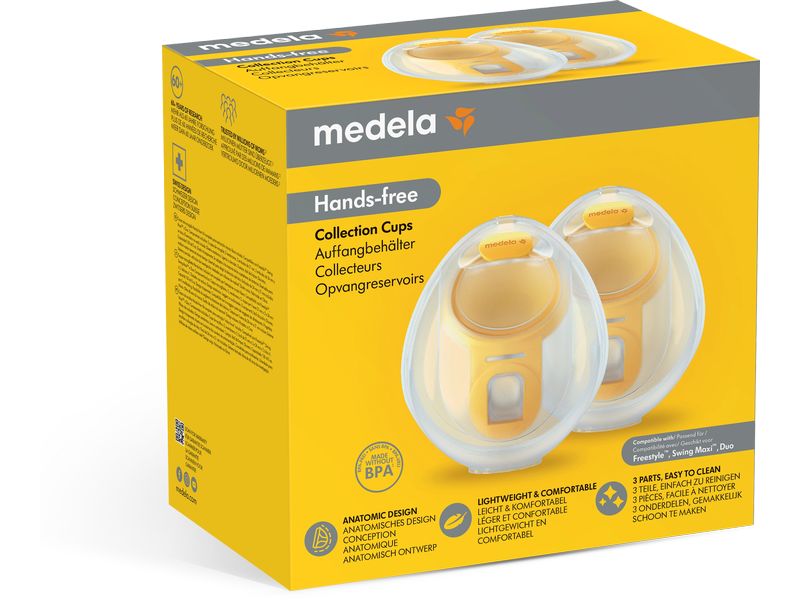 MEDELA Hands-free Doppelpumpset für Freestyle und Swing Max Doppelabpumpset kompatibel mit Freestyle oder Swing Maxi