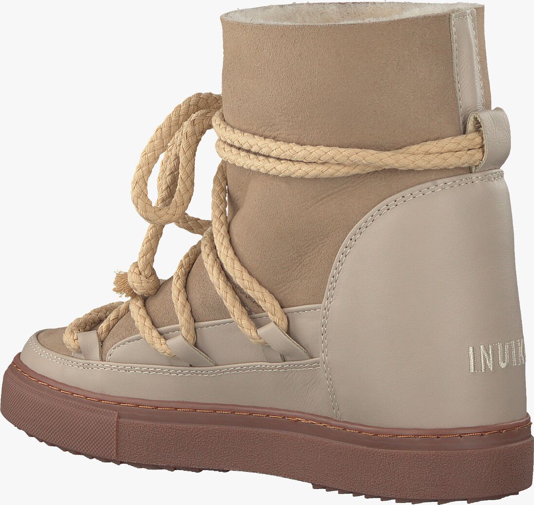 INUIKII beige inuikii enkelboots classic wedge