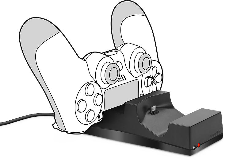 Speedlink - JAZZ USB-oplader – til PS4, sort