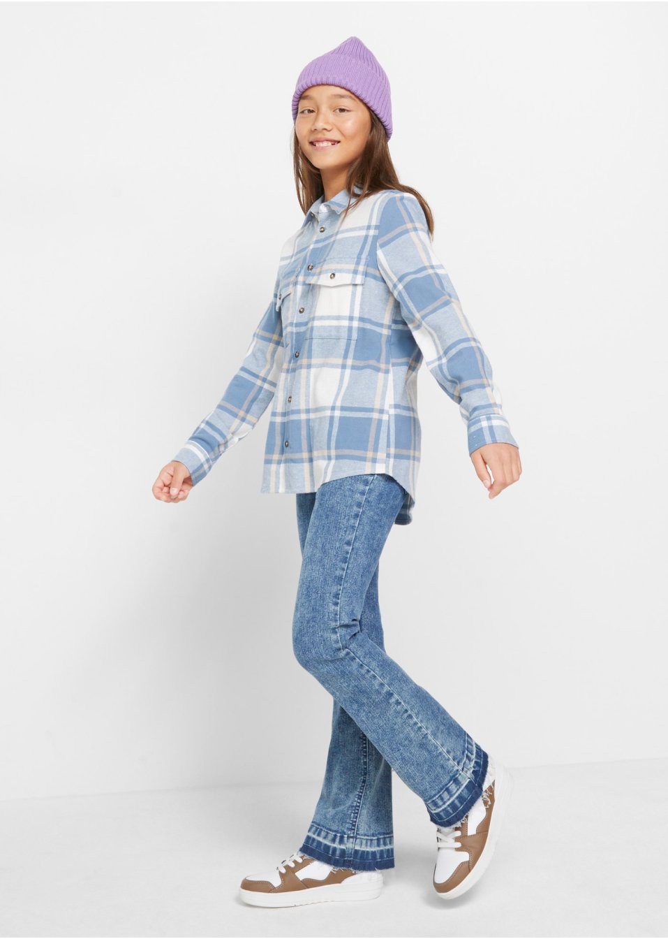 Jean extensible fille, flared
