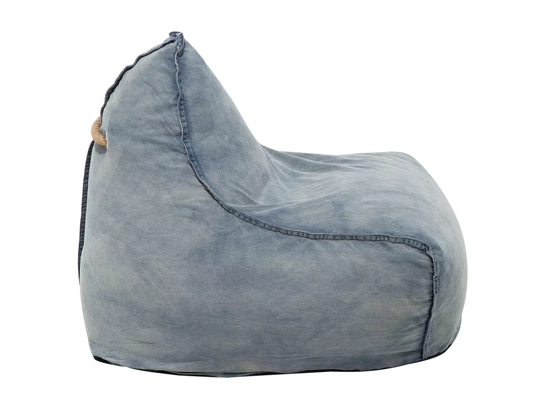 Pouf poire 200 L DROP 63 cm 75 cm Bleu clair