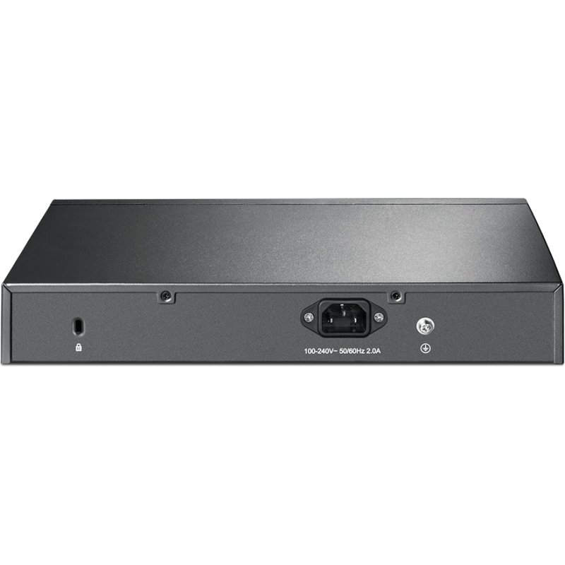 TP-Link TL-SG1016PE Géré L2 Gigabit Ethernet (10/100/1000) Connexion Ethernet, supportant l'alimentation via ce port (PoE) 1U Noir