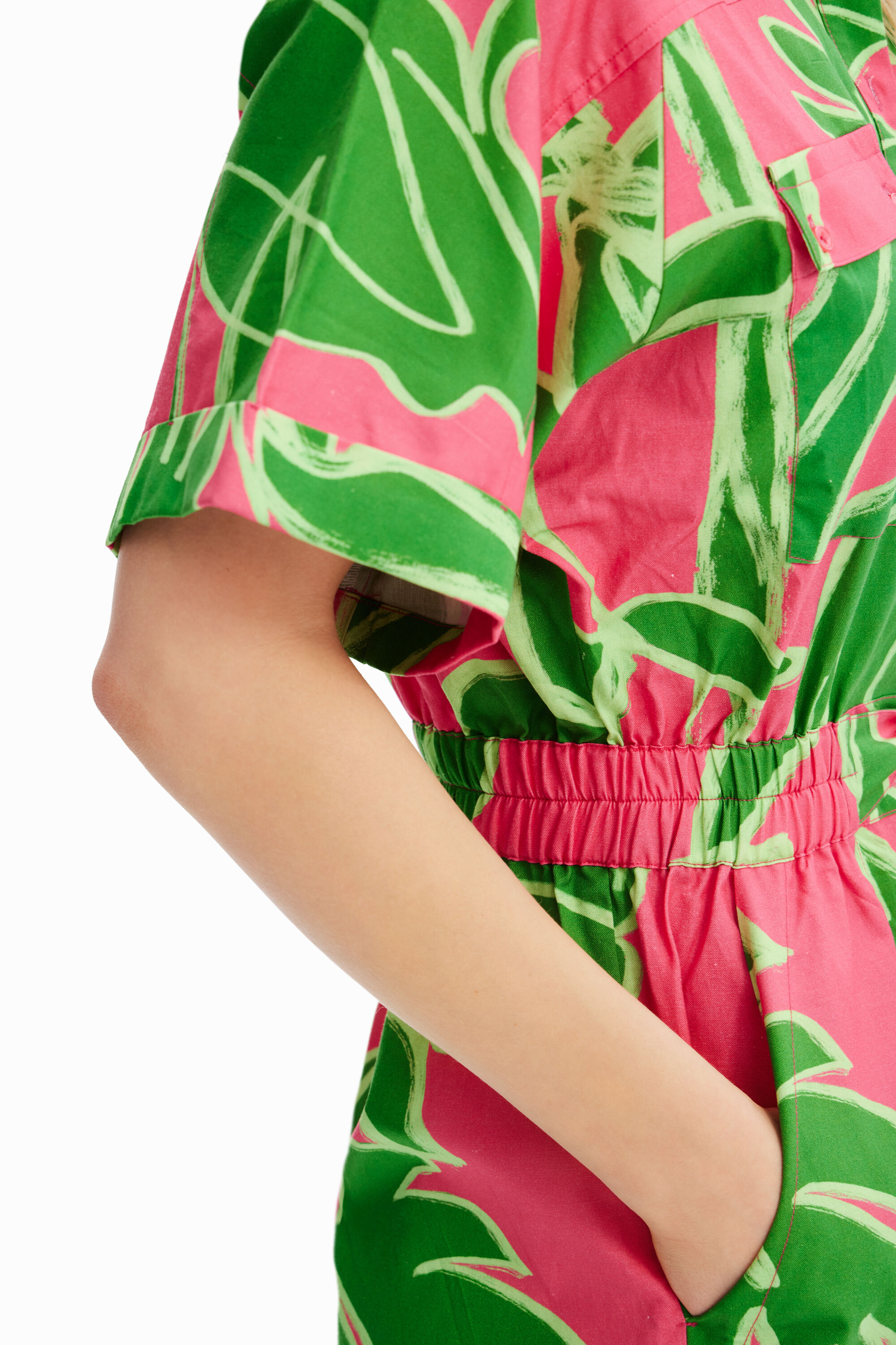 Combinaison courte tropicale