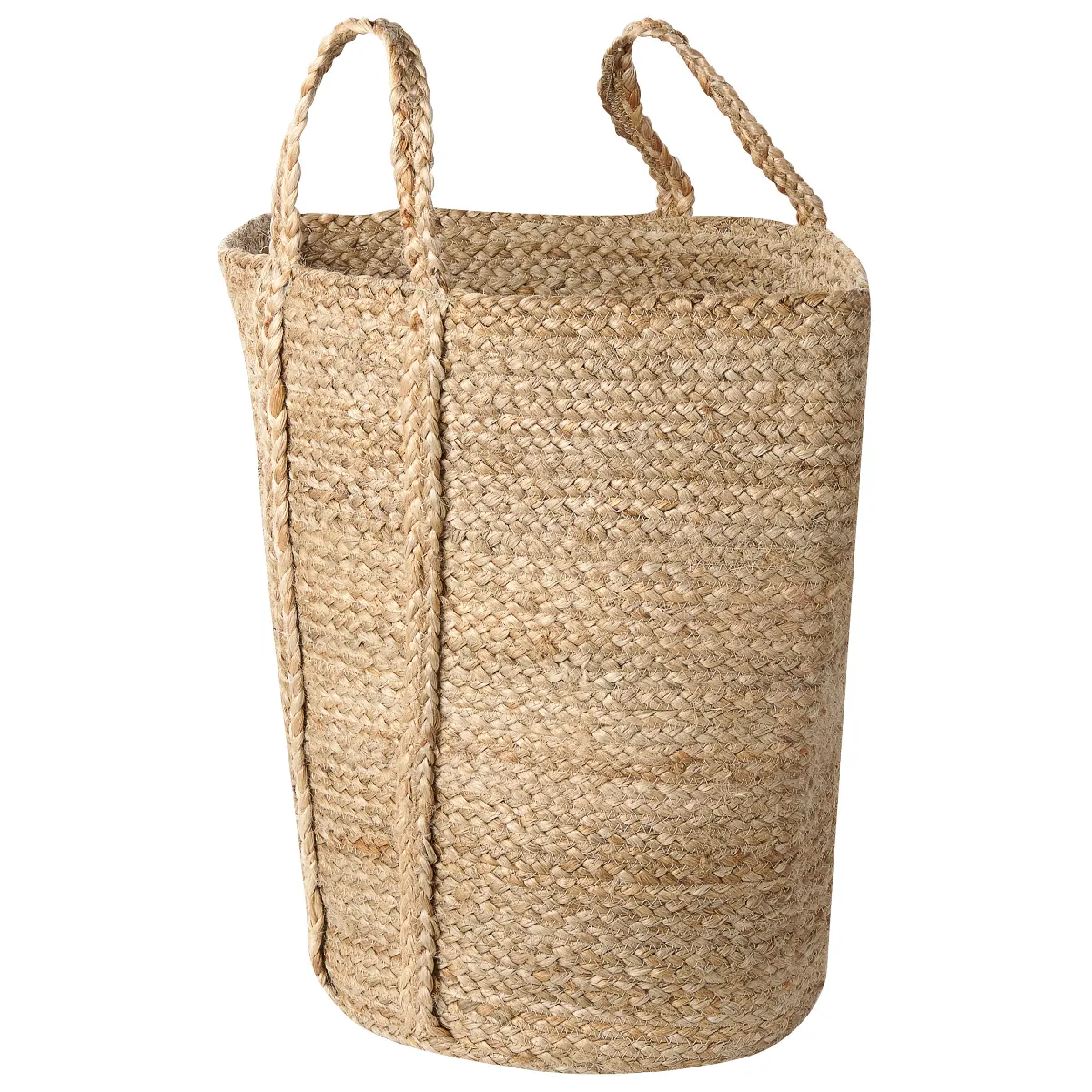 Beliani ORNACH - Lot de 2 paniers en jute naturel