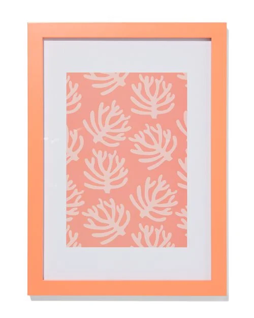 cadre photo A4 bois corail