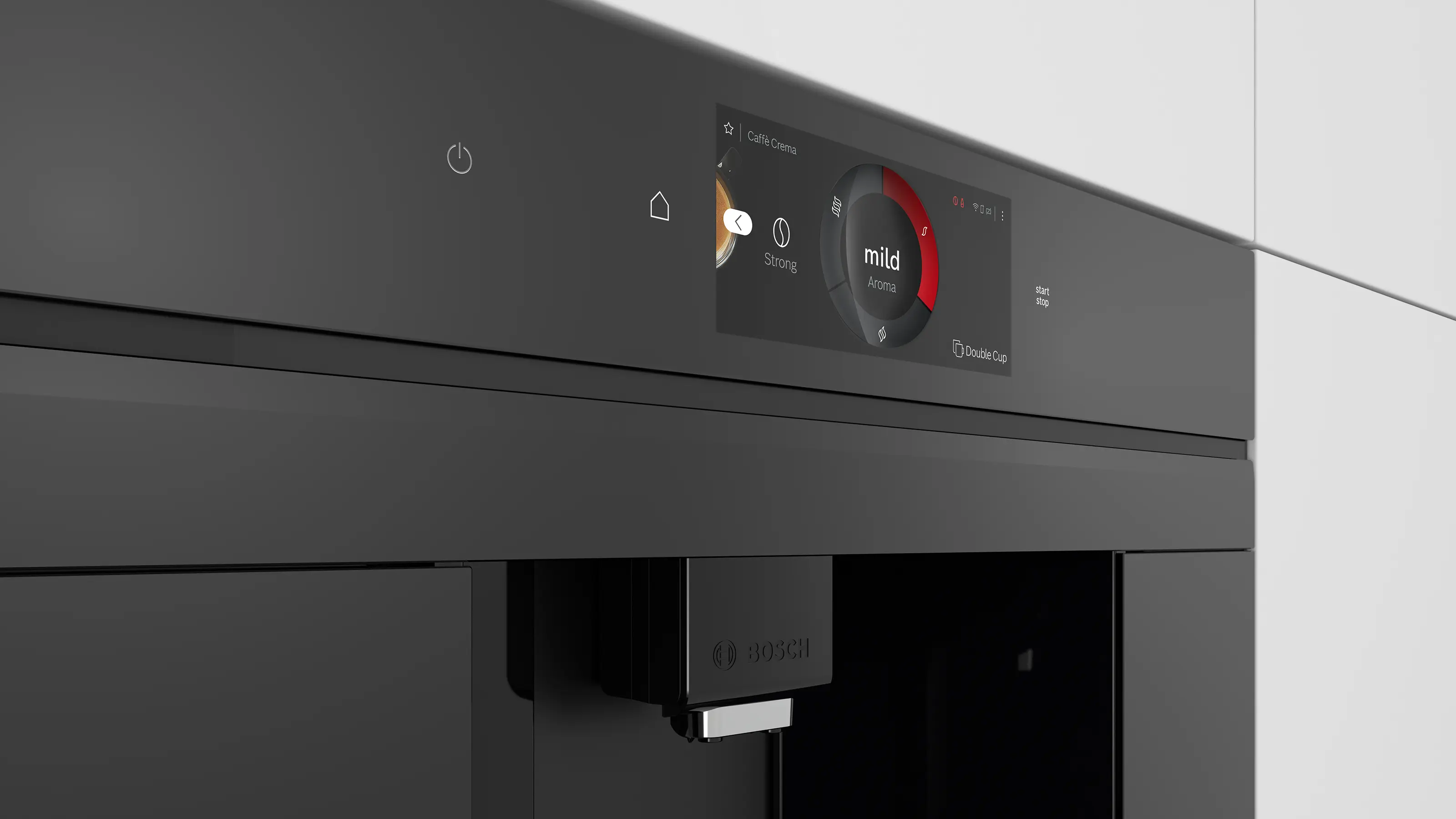 Serie 8 Inbouw koffie volautomaat Zwart