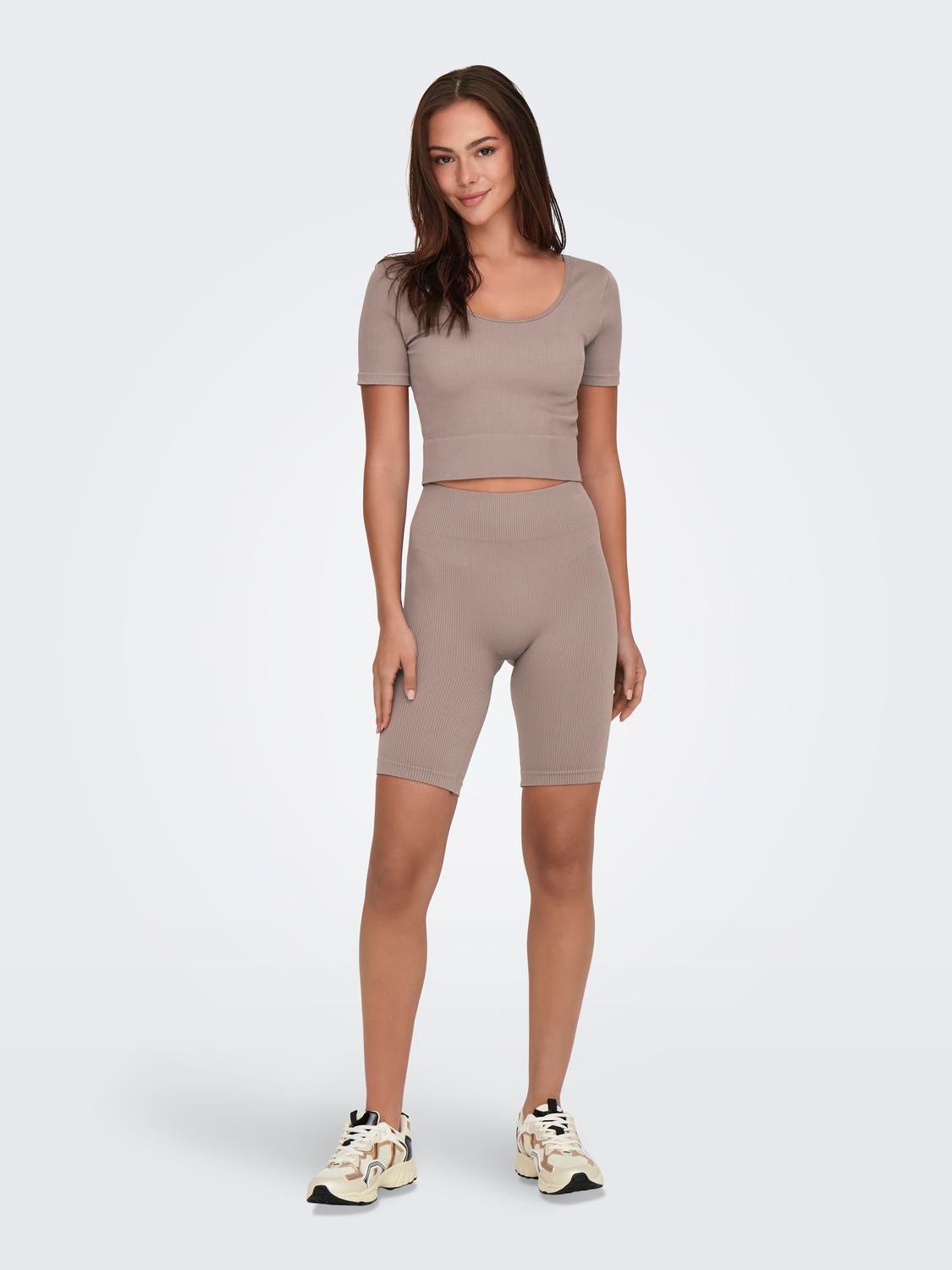 ONPJAIA Hohe Taille Slim Fit Shorts Falcon