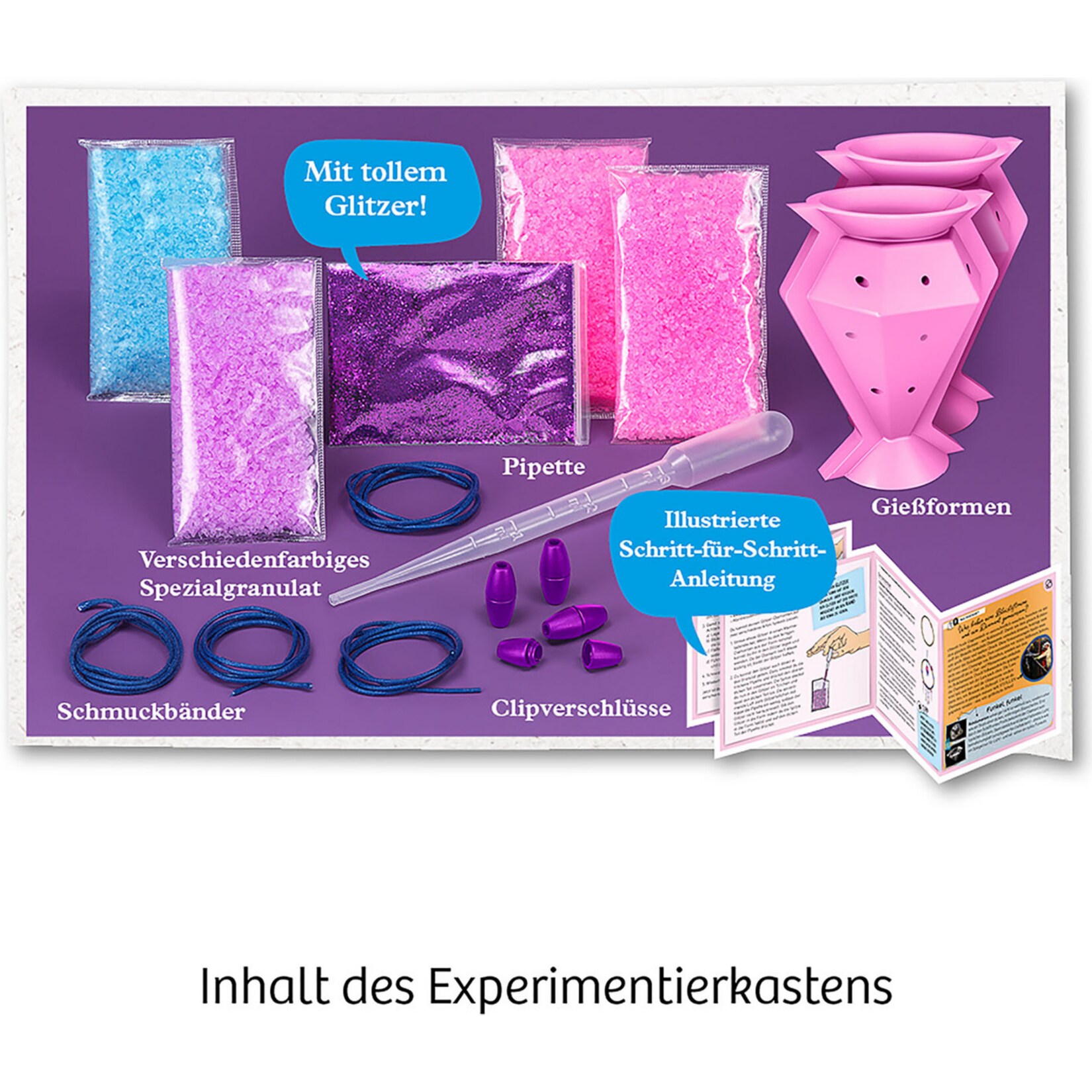 Kosmos Experimentierkasten Glitzer-Diamanten