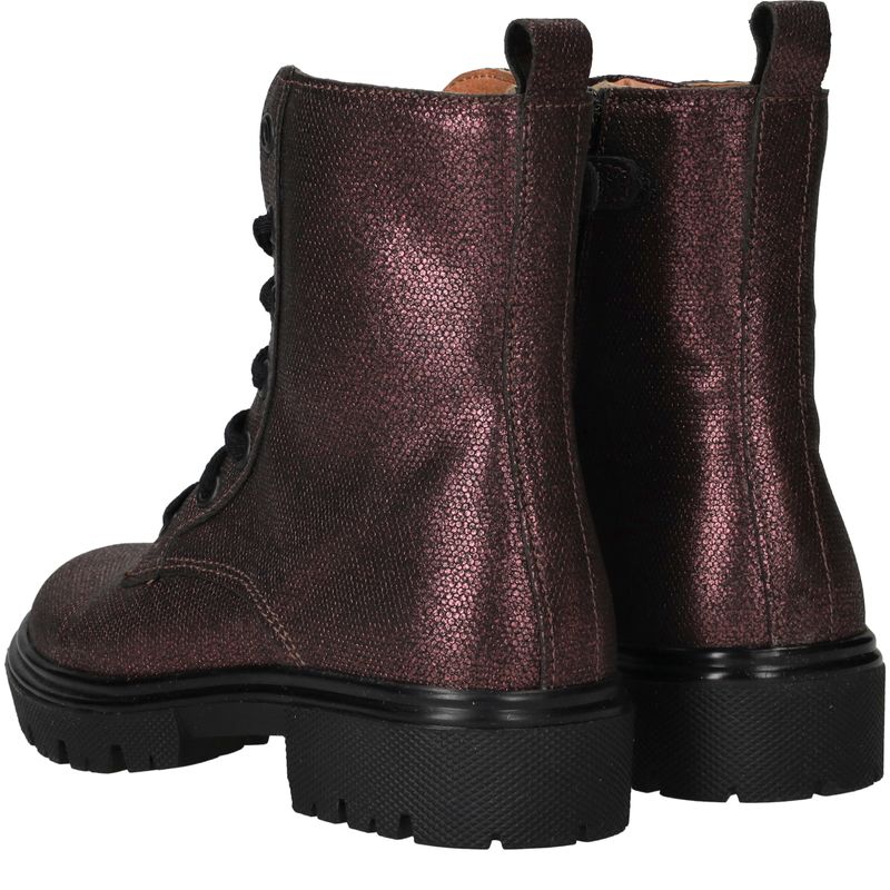 IK-KE Veterboots Paars Meisjes