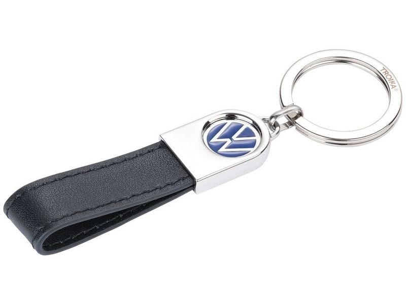 Troika Schlüsselanhänger Volkswagen mehrfarbig Schlüsselanhänger mit dem ikonischen VW-Logo