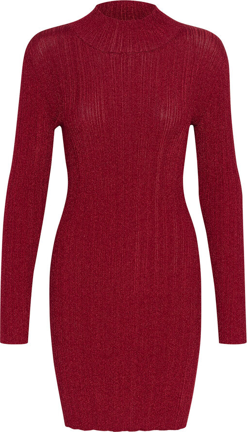 Gestuz SilviGZ ls short dress Feisty red metallic