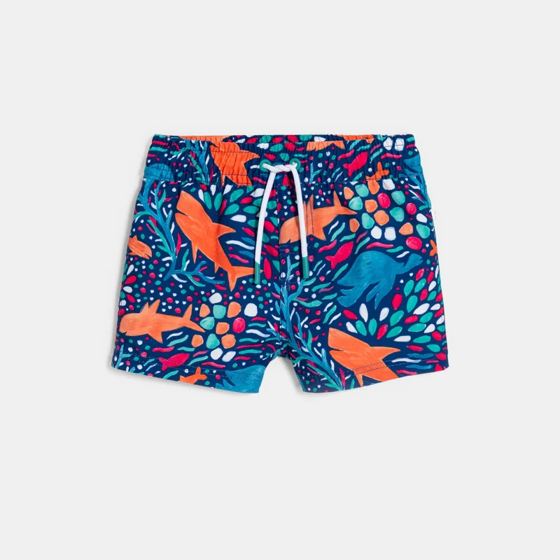 Short de bain requins multicolore bébé garçon Gris ou noir