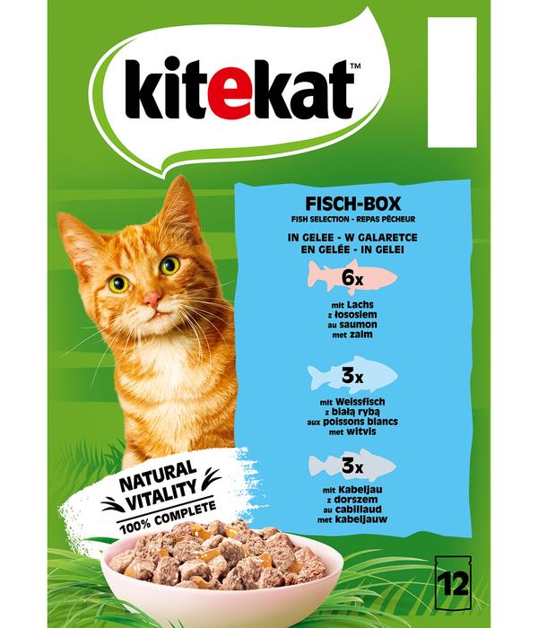KITEKAT® Nassfutter für Katzen Multipack
