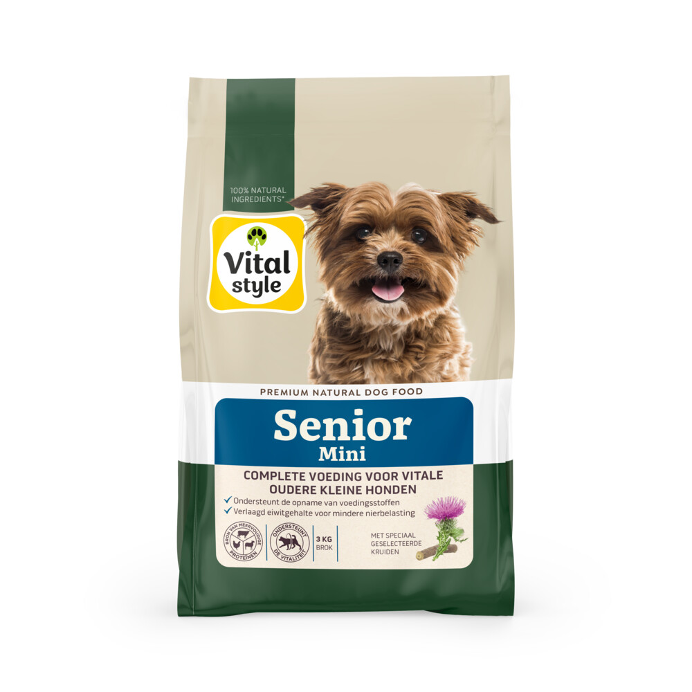 VITALstyle Senior Mini Hondenvoer 3 kg