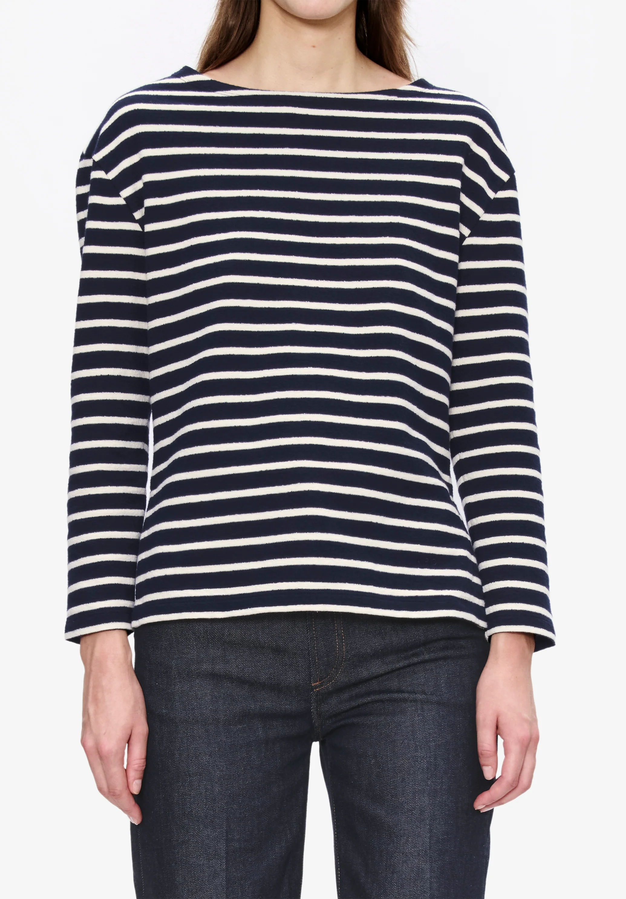 Marinière manches 3/4 - Dark navy
