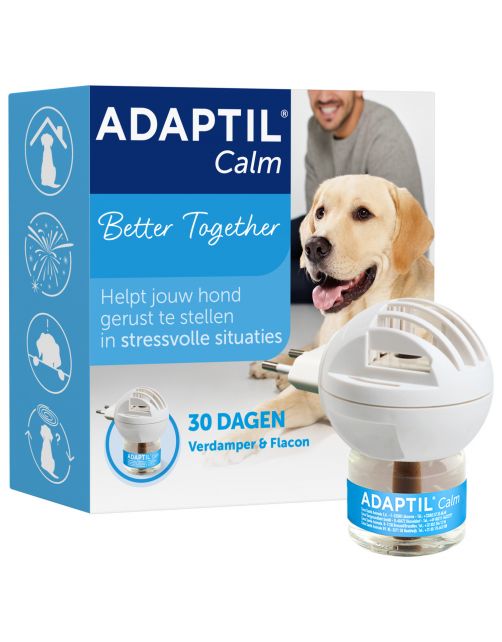 Adaptil Calm Verdamper Hond + Vulling - Anti stressmiddel - 48 ml 1 Maand