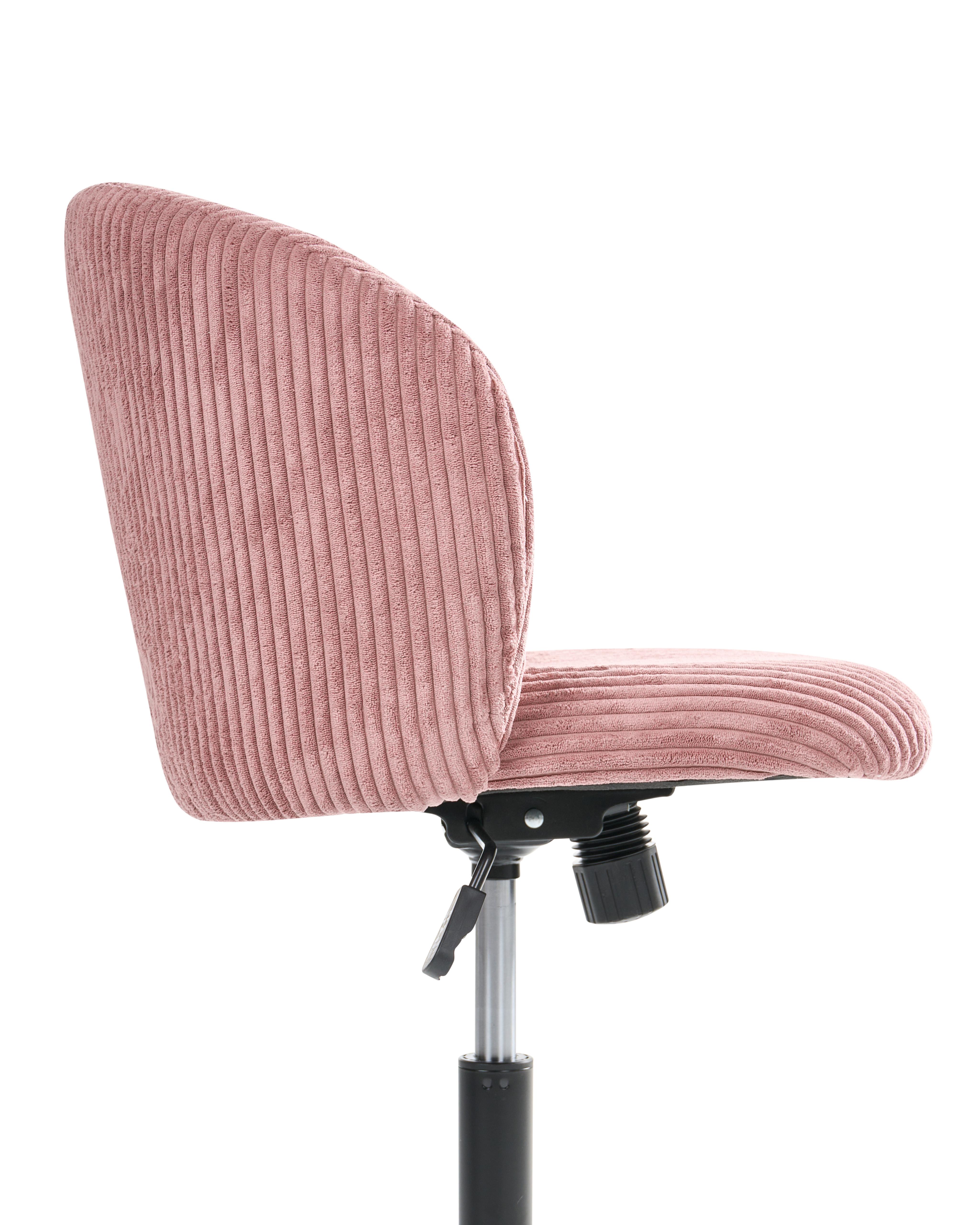 Bureaustoel MILES Corduroy Roze