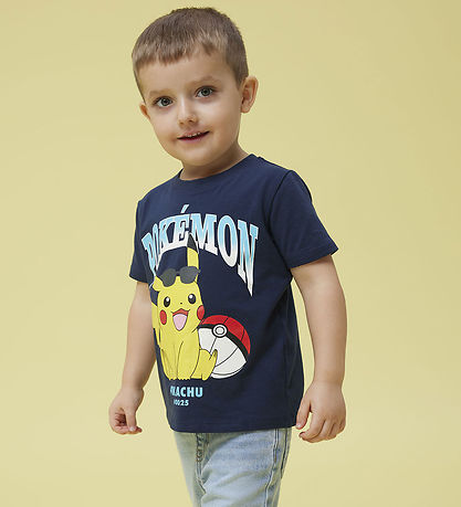 Name It T-Shirt - NmmMahe Pokémon - Navy Blazer