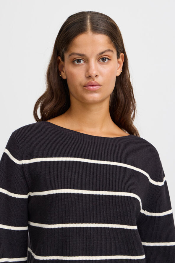 ICHI IHBOSTON LS6 Meteorite almond milk stripe