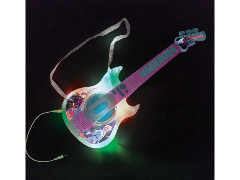 Lexibook Musikinstrument Disney Frozen Elektronische Gitarr Entdecken Sie Musik mit dieser Rock'n'Roll E-Gitarre