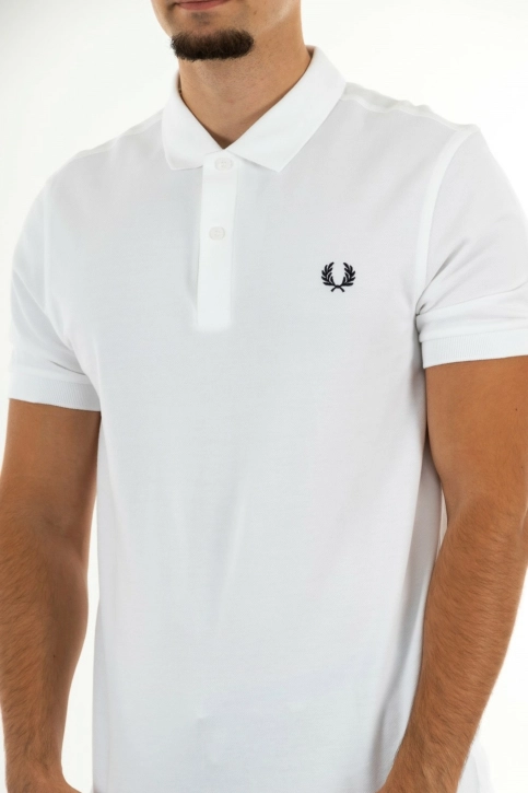 Polos fred perry plain 100 white