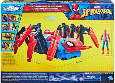 Marvel Spider-Man Crawl 'n Blast Spider Kjøretøy med Figur