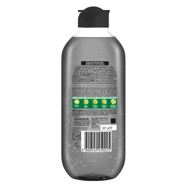 GARNIER SkinActive Micellar Jelly Water Charcoal Fl 400 ml