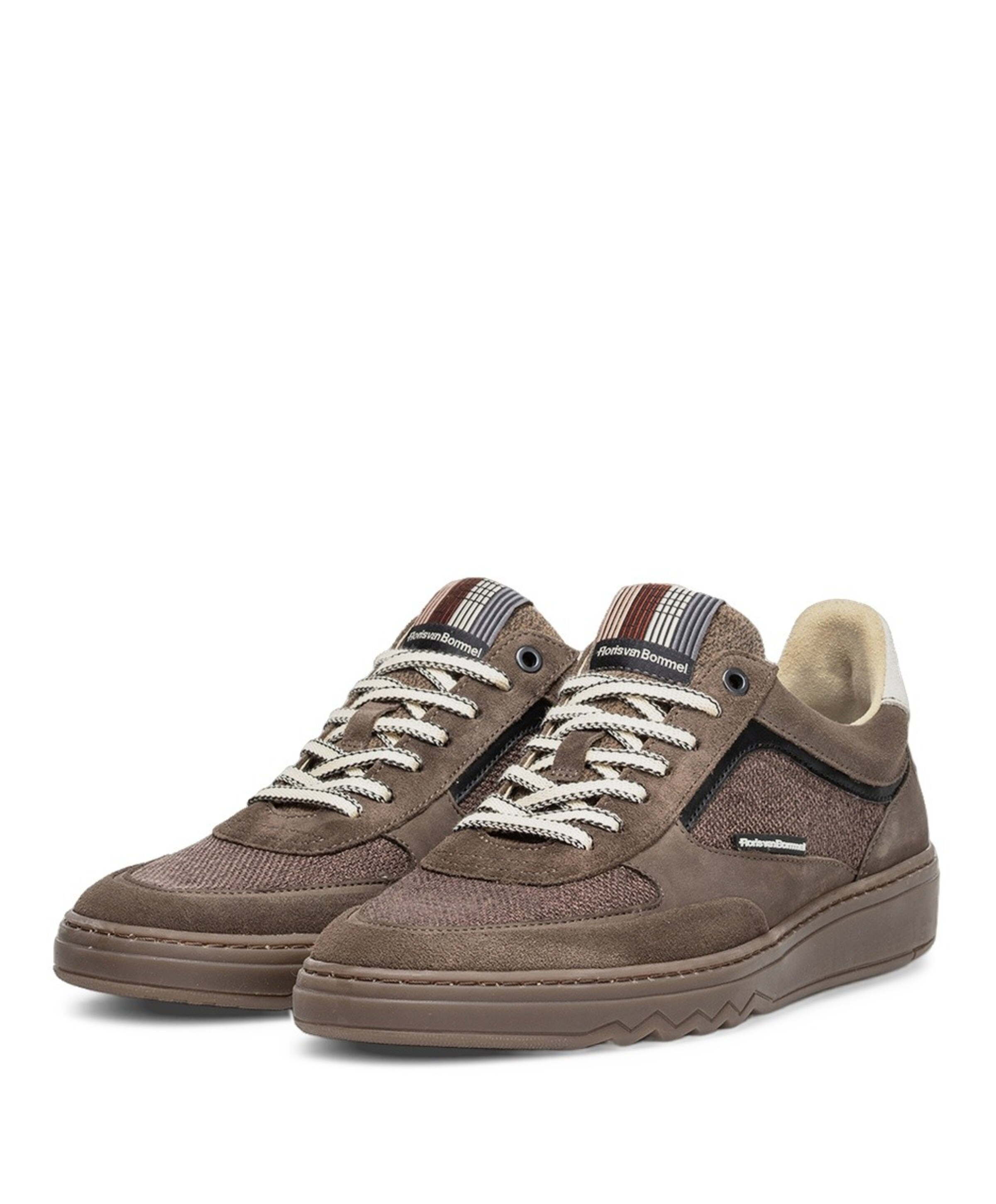 Floris van Bommel heren veterschoenen beige