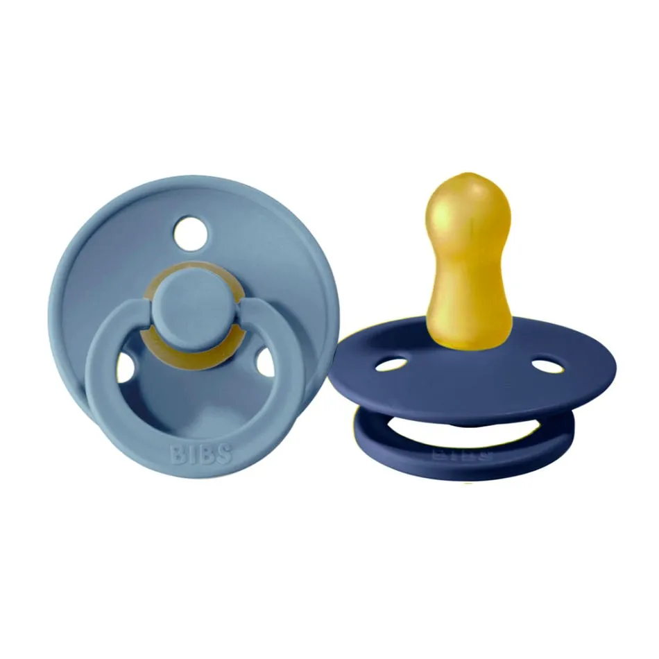 Bibs Attache-suce + Suces (2) 0-6 mois- Marine  Petrol