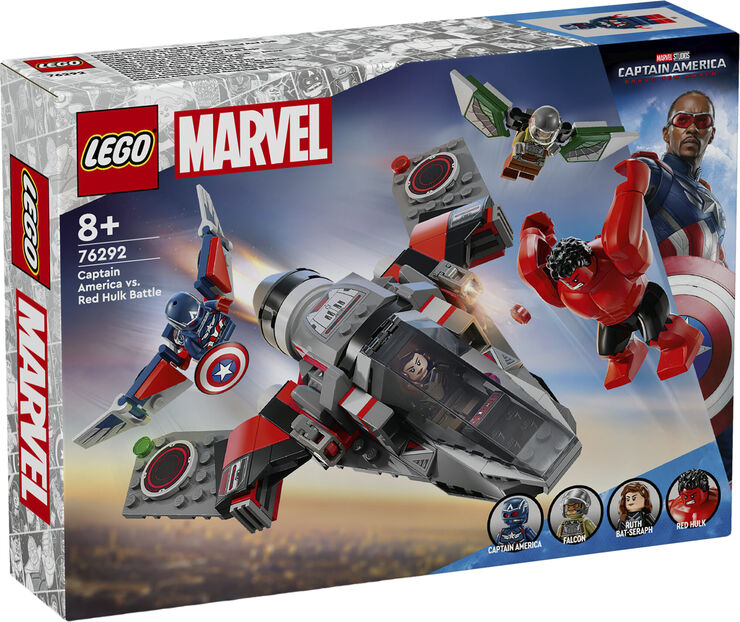 Lego Captain America mod Red Hulk 76292