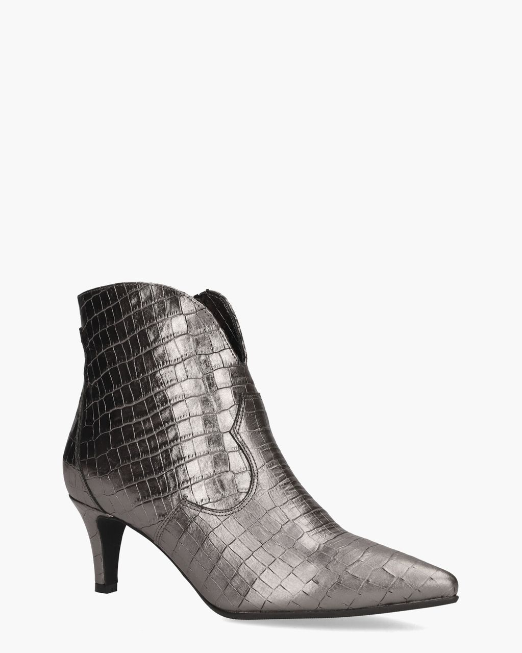 Gioia Evi-4 Zilvergrijs Dames Enkelboots