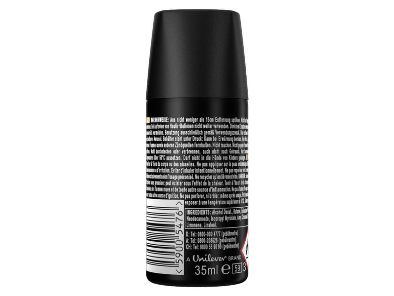 Axe Deo Spray Dark Temptation Mini 35 ml Deo im praktischen Mini-Format
