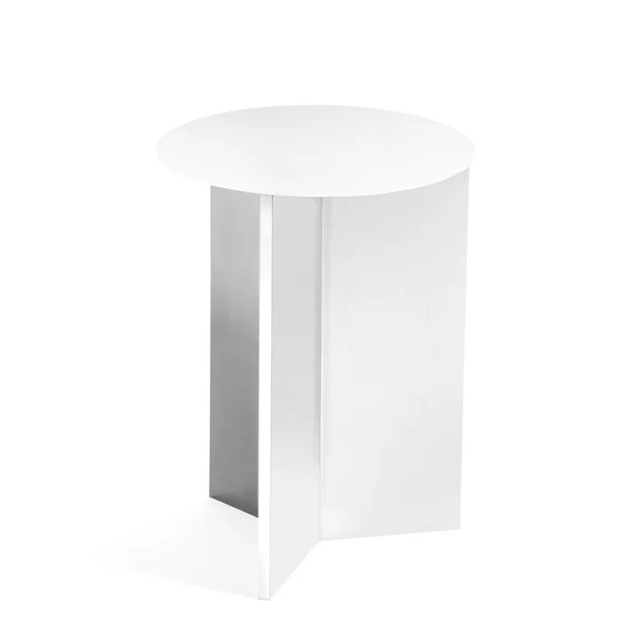 HAY - Slit Table High, Ø 35 x 47 cm, weiss