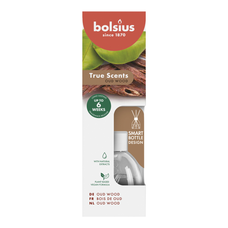 Bolsius Geurverspreider True Scents Oud 60ML