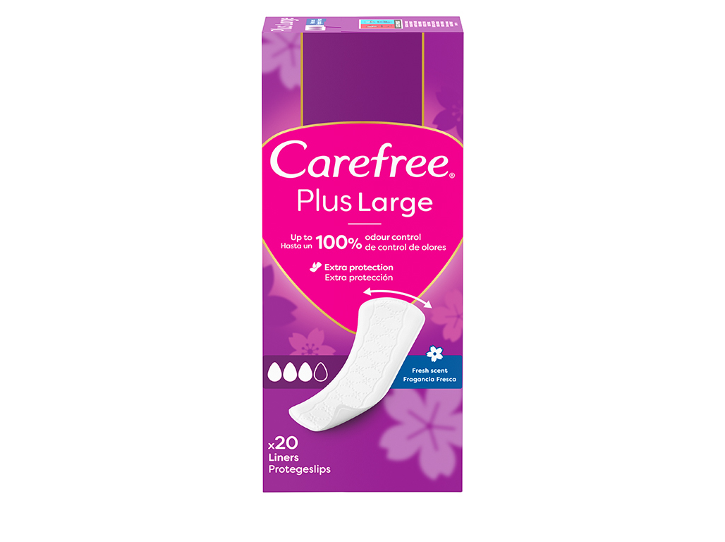 PROTECTOR DIÁRIO CAREFREE MAXI FRESH 20 UN