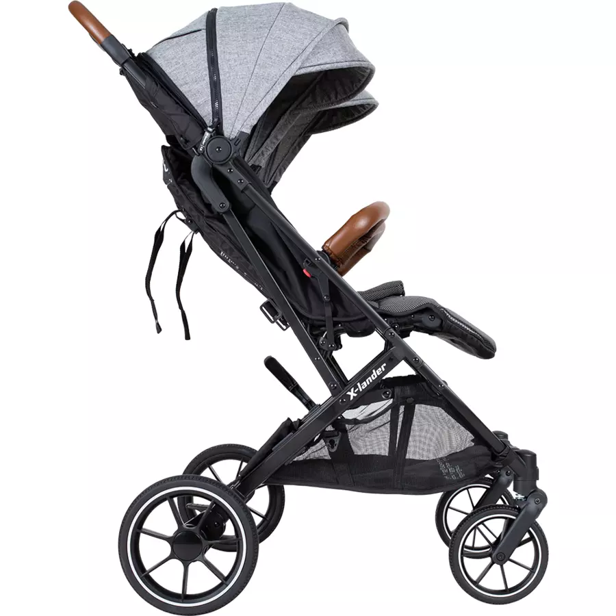 X-lander Geschwisterwagen X-Double Double Black