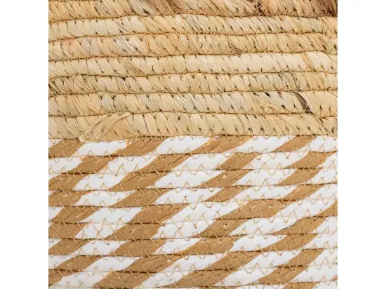 Panier en fibres naturelles marron D30x21