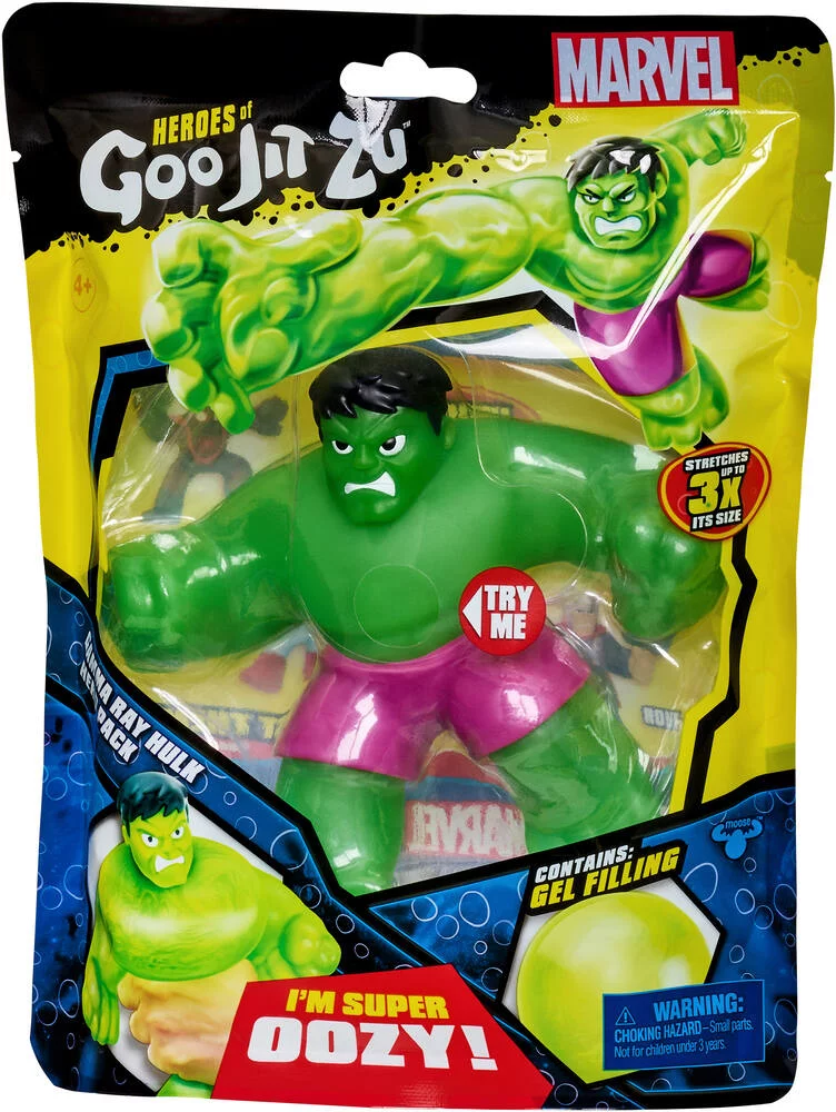 MARVEL - AVENGERS - FIGURINE - GOO JIT ZU - HULK - HULK S2 11CM
