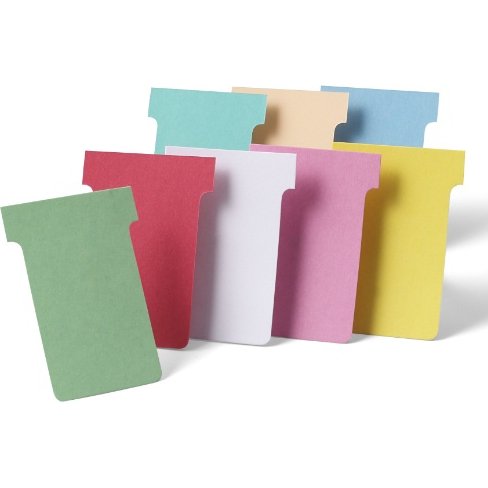Fiches pour planning nobo 100 unites coloris orange ind 2