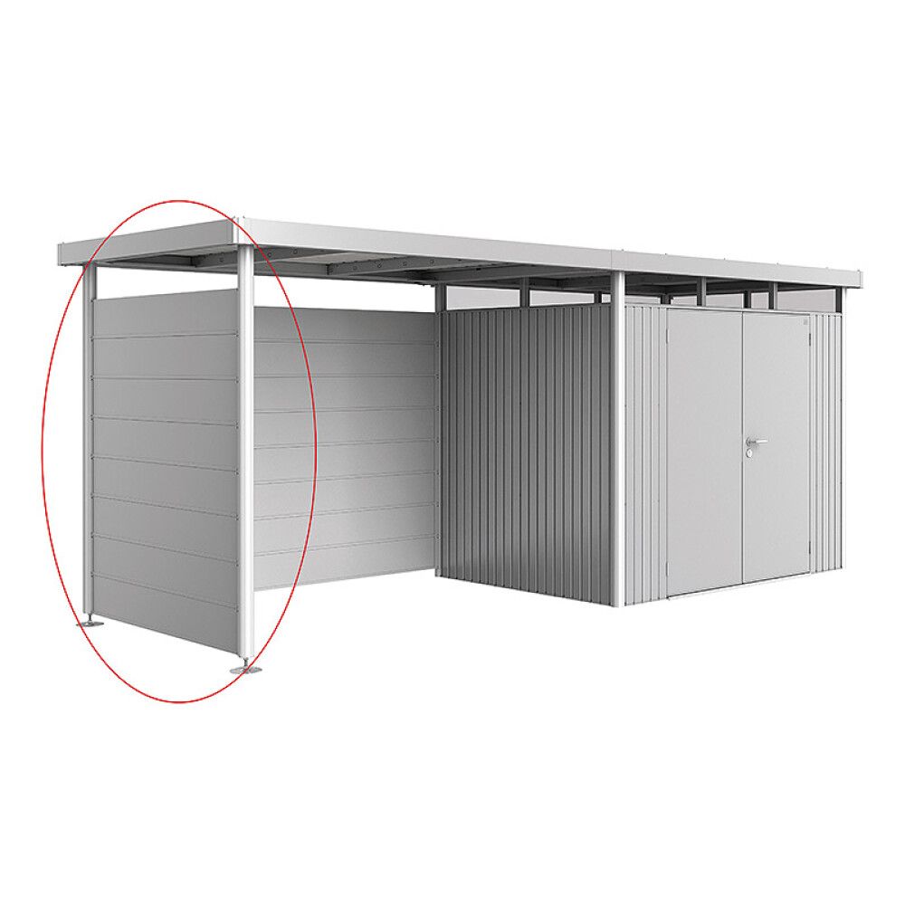 SIDEVEGG BIOHORT HIGHLINE METALLIC SØLV H2