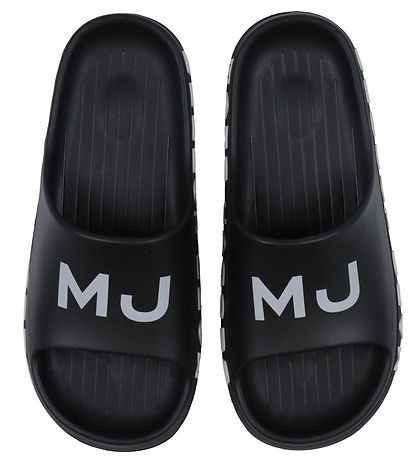 Little Marc Jacobs Badesandalen - Schwarzes m. Logo