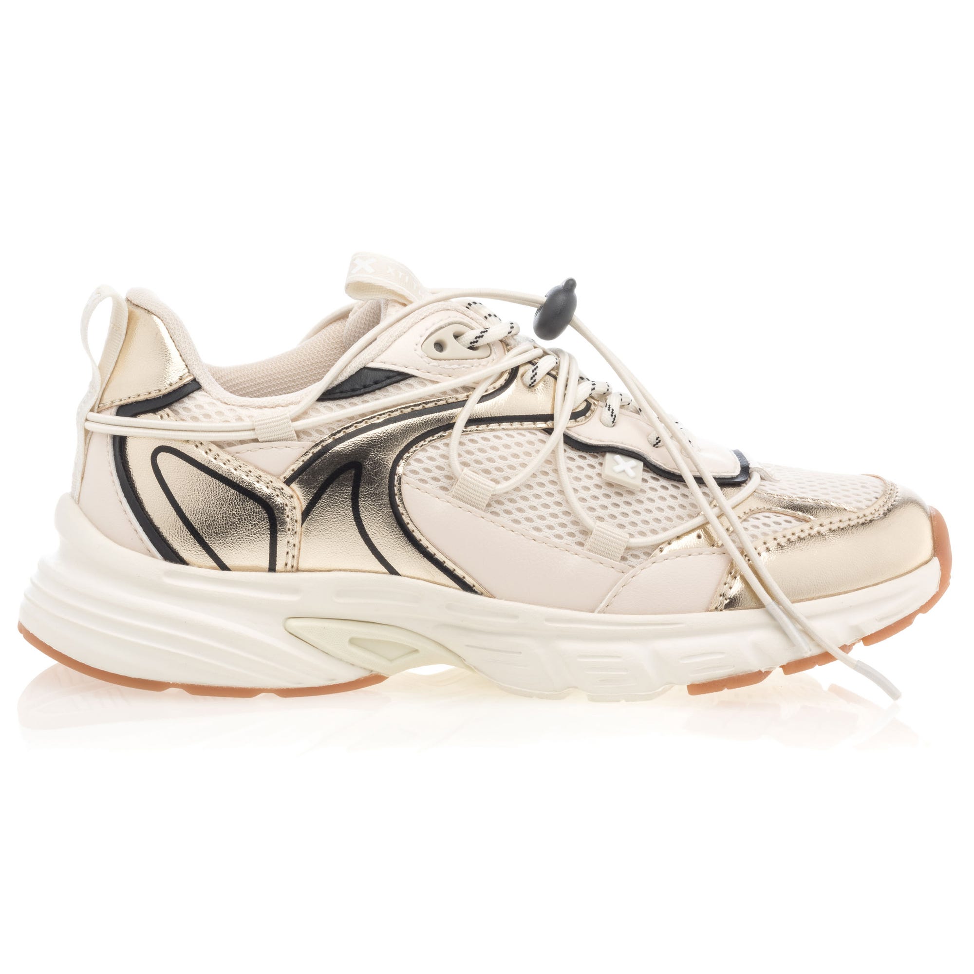 Baskets basses Femme or
